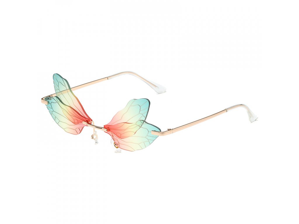 Party glasses BUTTERFLY | Multicolored