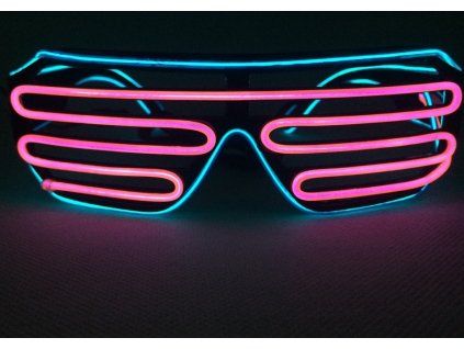 257 5 svitici bryle shutter style multicolor modra ruzova
