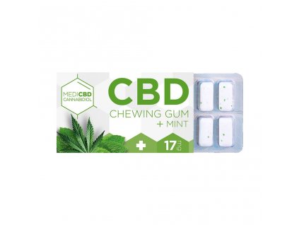 cbd mint chewing gum canna93 singles