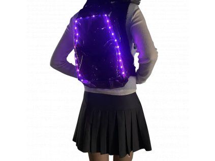 Svítící LED batoh | multibarevný