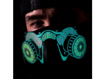 338 rave maska respirator zvukove senzitivni
