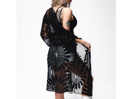 Dámské černé kimono | BOHO