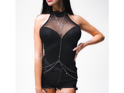 Catenina per il corpo con stelle