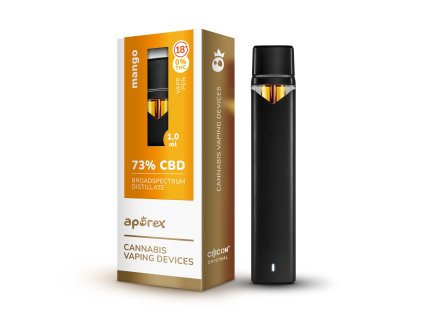 CBD Vape jednorazová 1ml | Mango