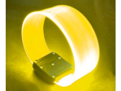 Magnetický svietiaci náramok | Žltý