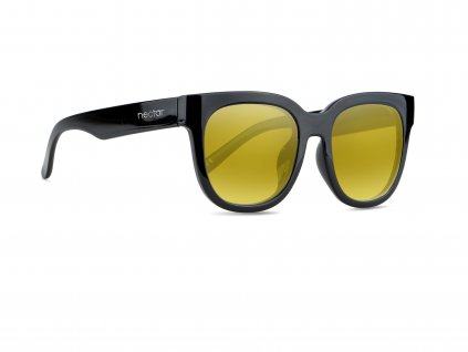 Sunglasses Nectar Rigby / Glossy black / Gold mirror