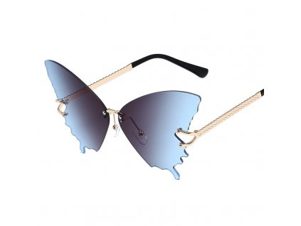 Occhiali da party BIG BUTTERFLY | Blu