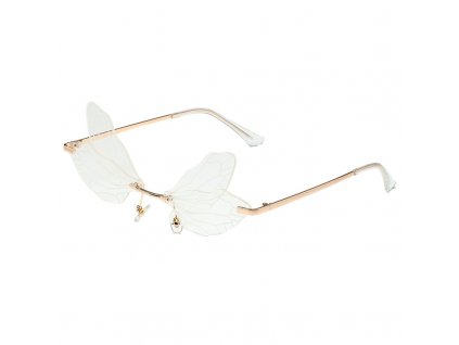 Gafas de fiesta Butterfly | Transparentes