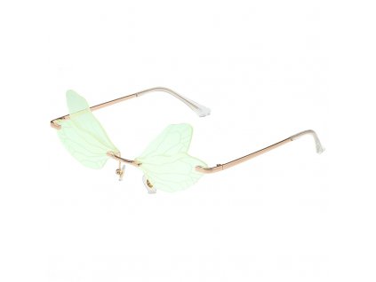 Lunettes de fête Butterfly  | Vert