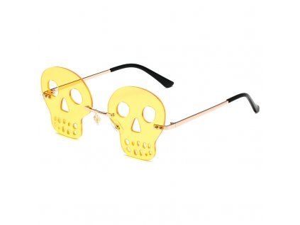 Brýle Skull | Žlutá