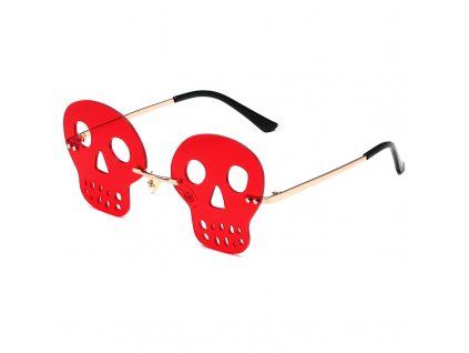 Brýle Skull | Červená