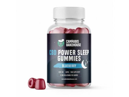 CBD Gummies + Melatonin - Power sleep, 60 pcs x 15 mg CBD