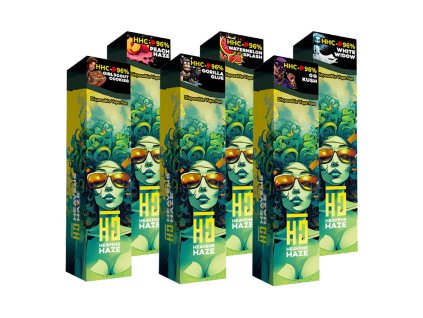 6x mix Heavens Haze előnyös kiszerelés HHCP Eldobható eldobható 1ml