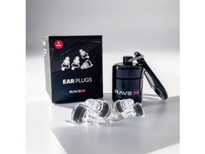 RAVE MUSIC | Bouchons d'oreilles de protection pour la fête | 2 paires