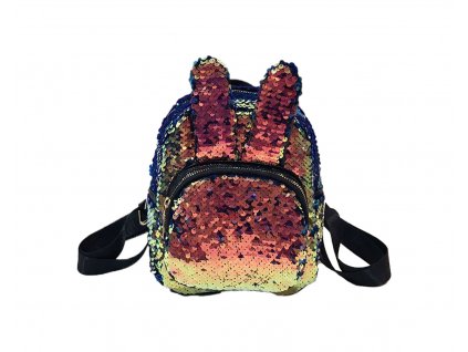 Sac à dos pailleté étincelant avec des oreilles | Unicorn