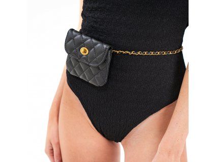 Petit sac à main avec chaîne dorée