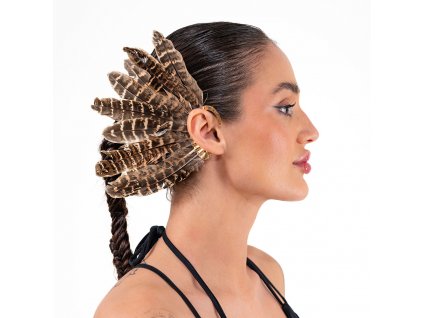 Bijou d'oreille | Plume indienne AYANA