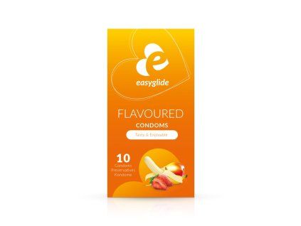 Preservativi aromatizzati EasyGlide - 10 pezzi