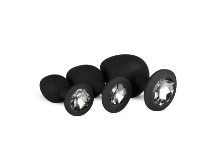 Plugs anales Diamonds EasyToys - 3 unidades