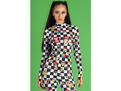 9077 pride stickerbomb costume close view