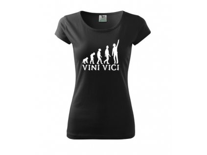 Dámské tričko Vini Vici - (Barva černá, Velikost XL)