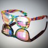 1112 2 kaleidoskopicke wayfarer bryle multibarevne