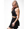 Černý dámský crop top | Cross