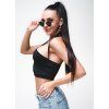 Černý dámský crop top | Unity