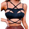 Dámský černý crop top | Style