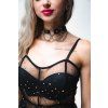 Collana choker in metallo | Heart