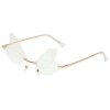 Ochelari de petrecere Butterfly | Transparent