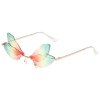 Party glasses BUTTERFLY | Multicolored