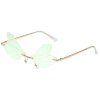 Lunettes de fête Butterfly  | Vert