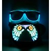449 1 rave set kukla tomorrowland owl svitici bryle wayfarer modre
