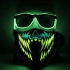 452 1 rave set kukla teeth svitici bryle wayfarer zelene