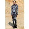 9059 2 black mirror rave costume front view