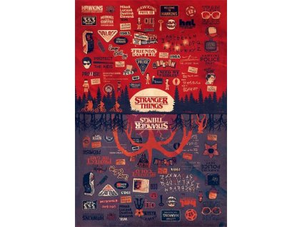 stranger things poszter raving store