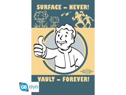 fallout vault forever poszter raving store