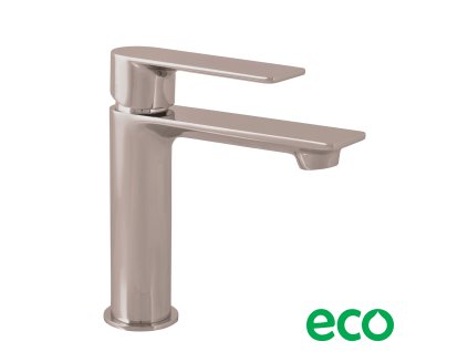 NIL - Umyvadlová baterie bez výpusti, Metal Grey - lesklá NL126.0MGL, RAV Slezák (Barva METAL GREY - lesklá, Rozměr 3,8")