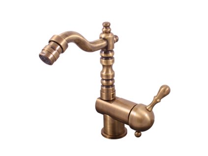 LABE - Bidetová baterie  bez výpusti, Stará mosaz (Bronz) L408.0/9SM, RAV Slezák (Barva Stará mosaz (Bronz), Rozměr 3,8")