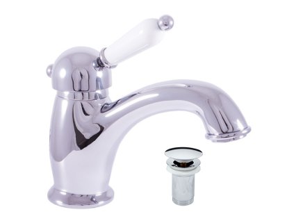 LABE - Umyvadlová baterie s výpustí, Chrom L527.0K, RAV Slezák (Barva Chrom, Rozměr 3,8")