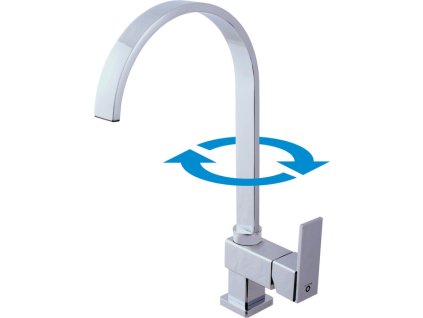 LOIRA - Dřezová baterie, Chrom LR514.0, RAV Slezák (Barva Chrom, Rozměr 3,8")