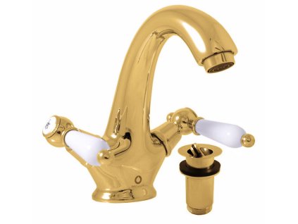 mk529 0z morava retro zlata umyvadlova baterie