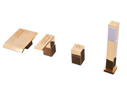 ROYAL - Vanová baterie 4-otvorová, Chrom ROYAL1073.0P, RAV Slezák (Barva Chrom, Rozměr 3,8")