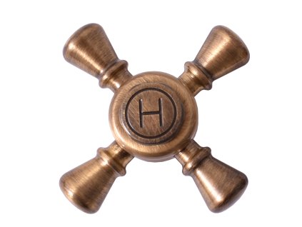 1243 1 rucka retro tepla voda stara mosaz bronz kr3002sm rav slezak