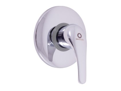 SÁZAVA - Sprchová baterie podomítková 1-cestná s tělesem, Chrom SA583, RAV Slezák (Barva Chrom)