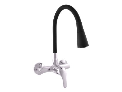 SÁZAVA - Umyvadlová/dřezová baterie s flexibilním ramínkem, Chrom SA502.5/13, RAV Slezák (Barva Chrom, Rozměr 100 mm)