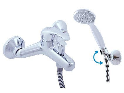 SÁZAVA - Vanový set s baterií, Chrom SA054.0/2, RAV Slezák (Barva Chrom, Rozměr 100 mm)