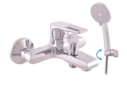 COLORADO - Vanový set s baterií, Chrom CO254.5/2, RAV Slezák (Barva Chrom, Rozměr 100 mm)