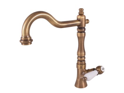 2116 1 morava retro umyvadlova baterie na jednu vodu bez vypusti stara mosaz bronz mk594 8sm rav slezak